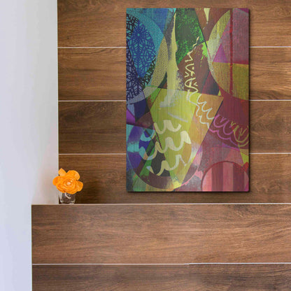 Luxe Metal Art 'Perky 2' by Shandra Smith, Metal Wall Art,12x16
