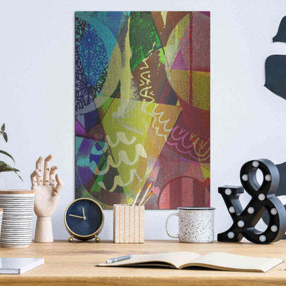 Luxe Metal Art 'Perky 2' by Shandra Smith, Metal Wall Art,12x16