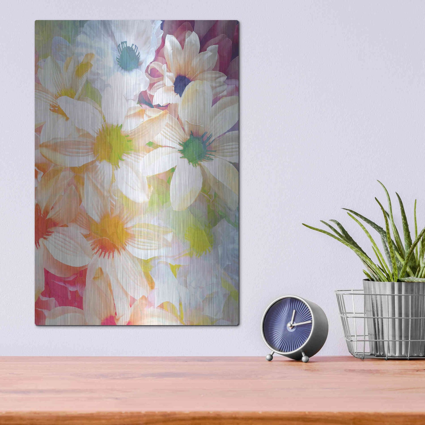 Luxe Metal Art 'Summer Days' by Shandra Smith, Metal Wall Art,12x16
