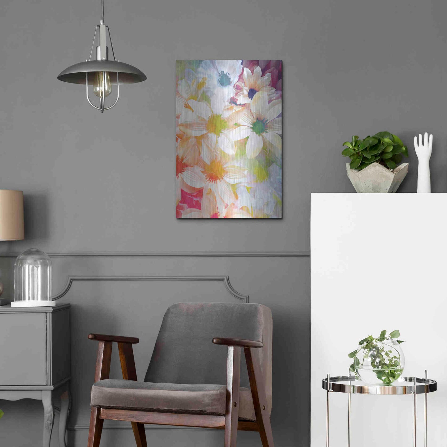 Luxe Metal Art 'Summer Days' by Shandra Smith, Metal Wall Art,16x24