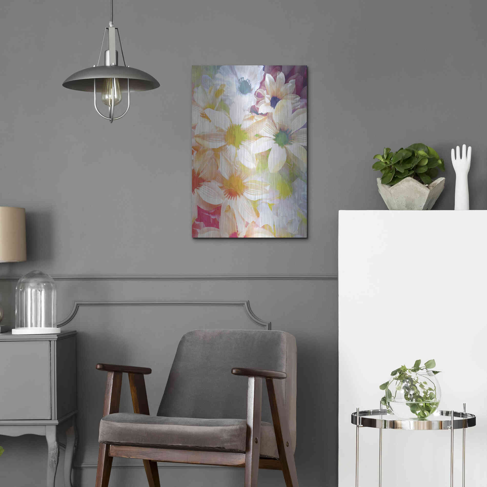 Luxe Metal Art 'Summer Days' by Shandra Smith, Metal Wall Art,16x24