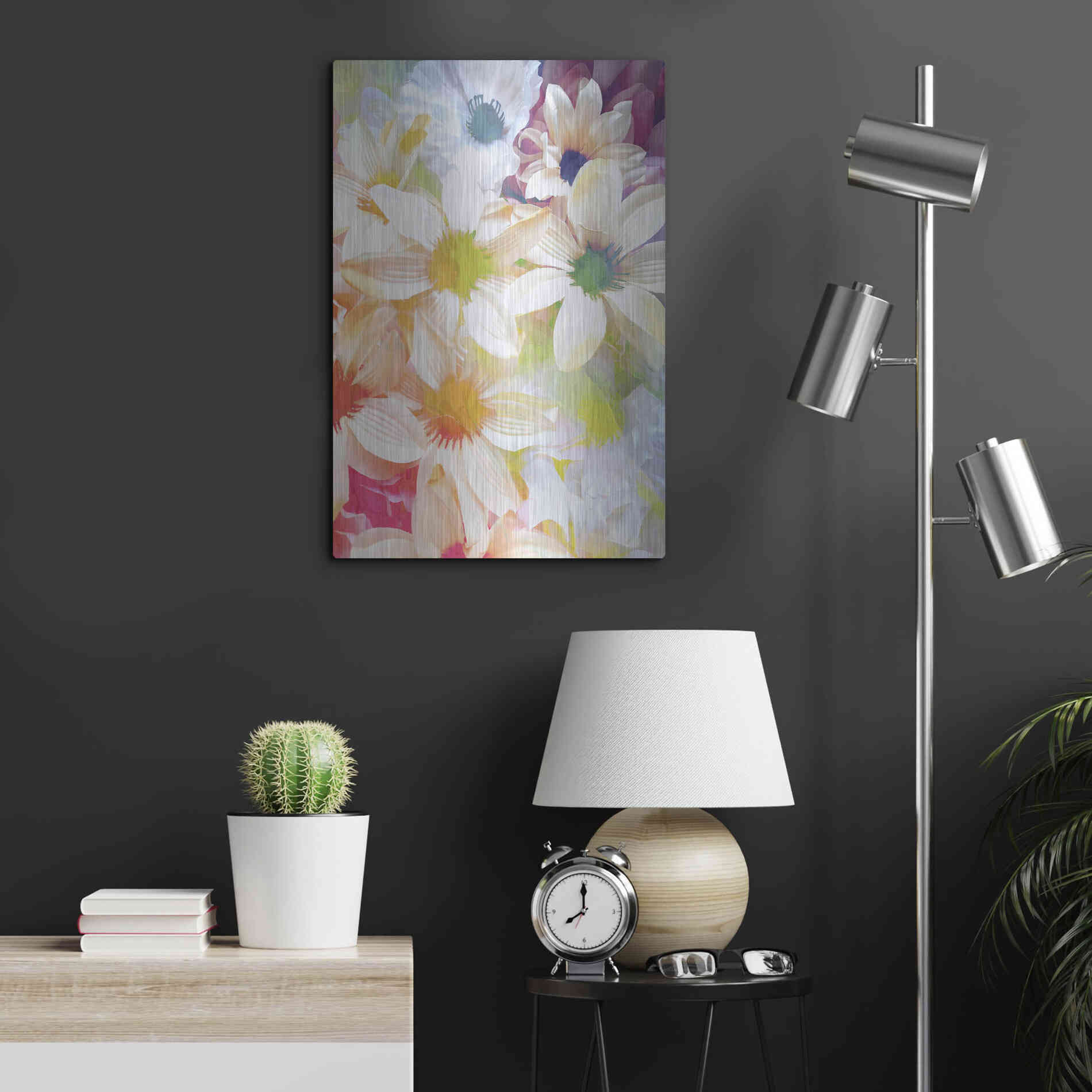 Luxe Metal Art 'Summer Days' by Shandra Smith, Metal Wall Art,16x24