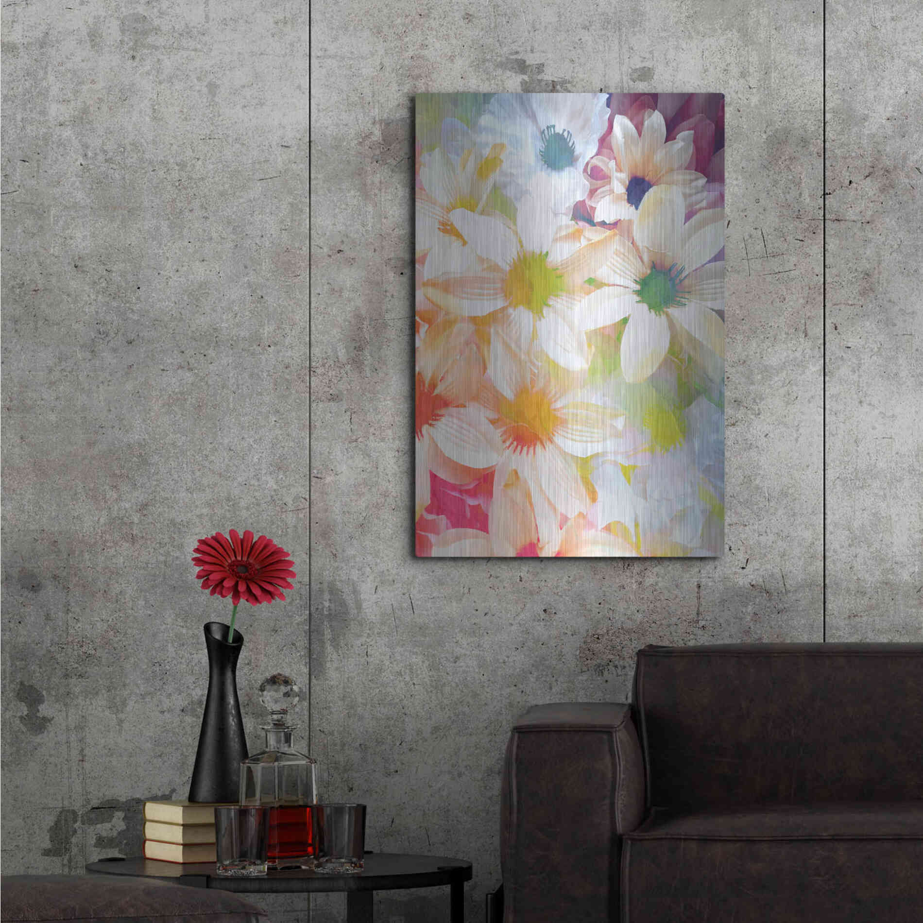 Luxe Metal Art 'Summer Days' by Shandra Smith, Metal Wall Art,24x36
