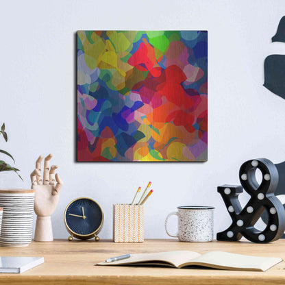 Luxe Metal Art 'Underwater' by Shandra Smith, Metal Wall Art,12x12