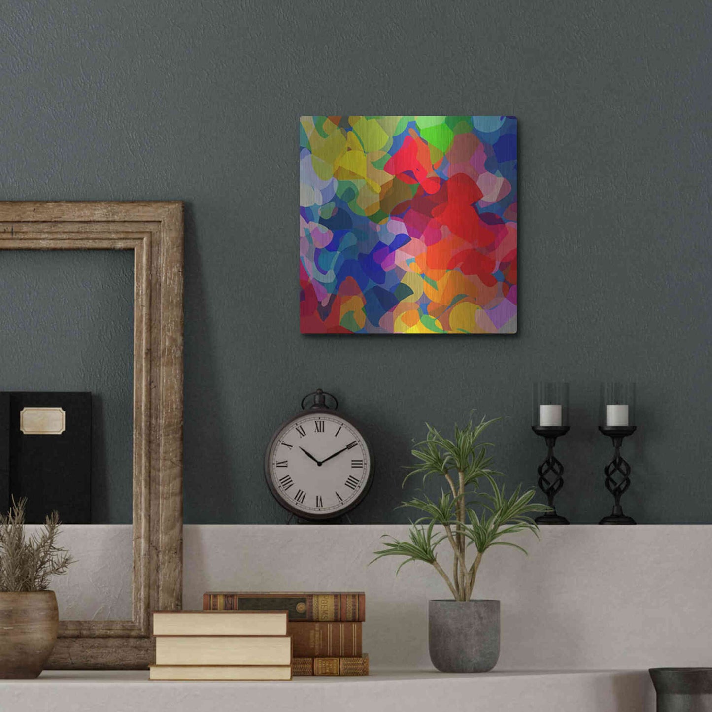 Luxe Metal Art 'Underwater' by Shandra Smith, Metal Wall Art,12x12