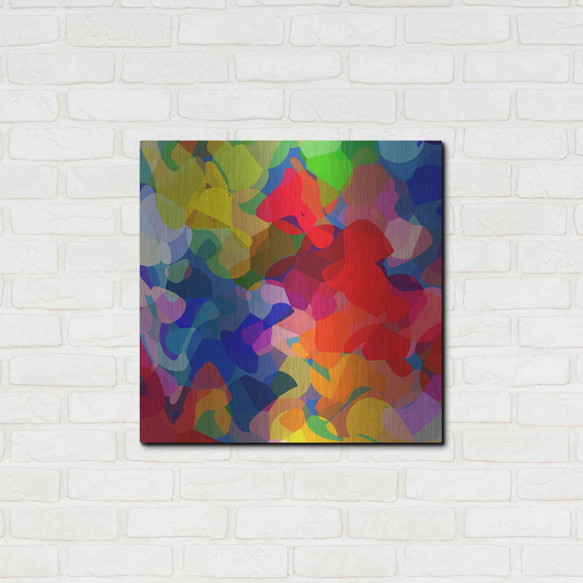 Luxe Metal Art 'Underwater' by Shandra Smith, Metal Wall Art,24x24