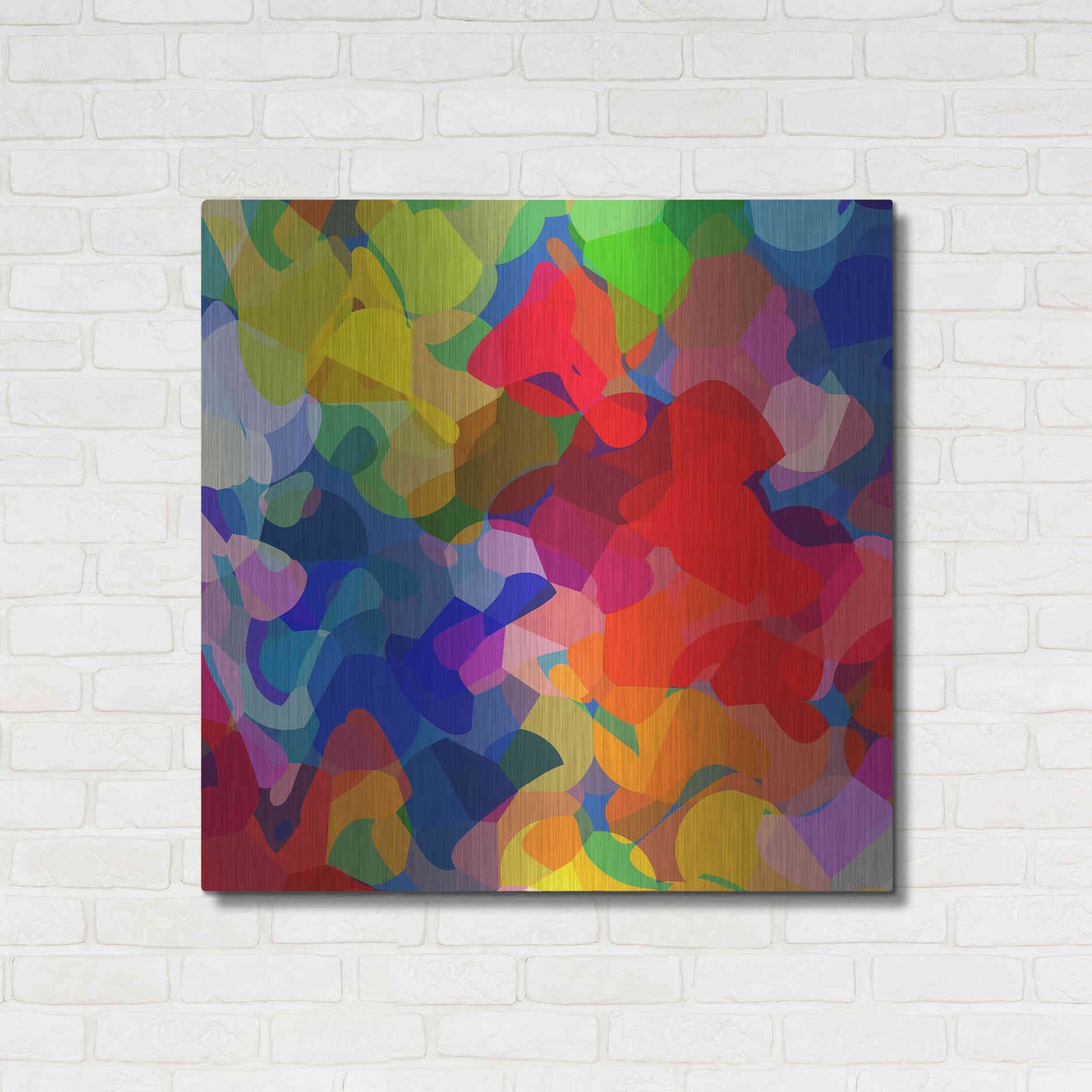 Luxe Metal Art 'Underwater' by Shandra Smith, Metal Wall Art,36x36