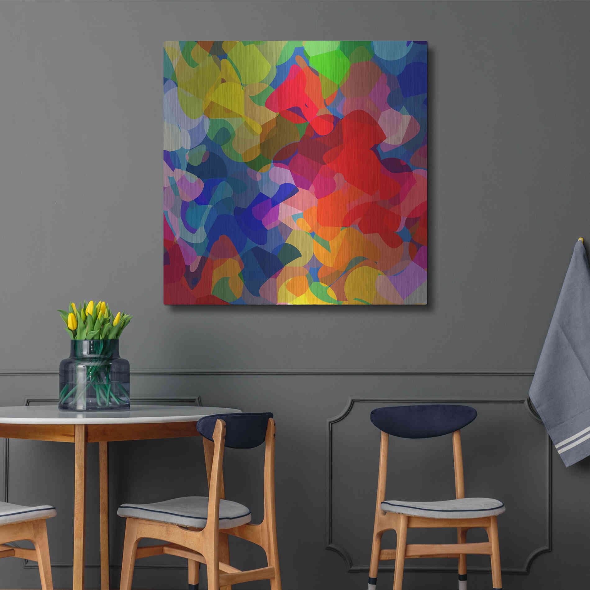 Luxe Metal Art 'Underwater' by Shandra Smith, Metal Wall Art,36x36