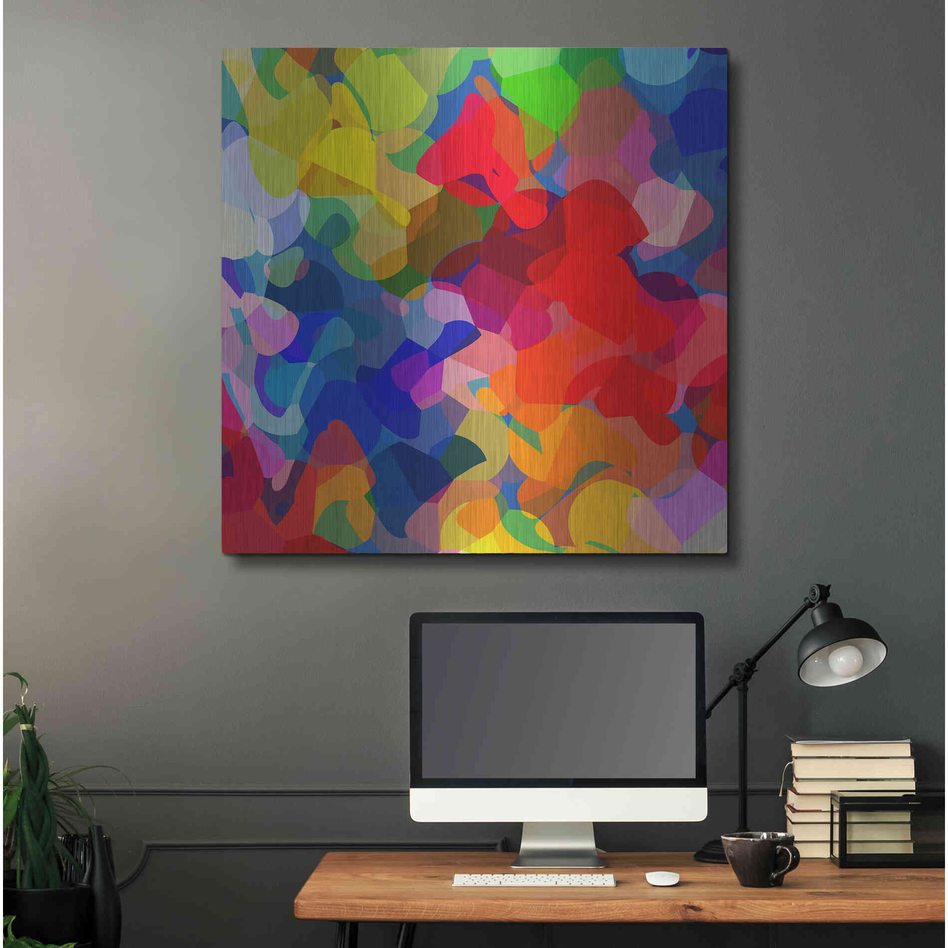 Luxe Metal Art 'Underwater' by Shandra Smith, Metal Wall Art,36x36
