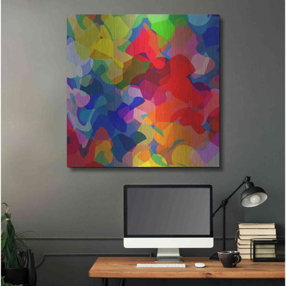 Luxe Metal Art 'Underwater' by Shandra Smith, Metal Wall Art,36x36