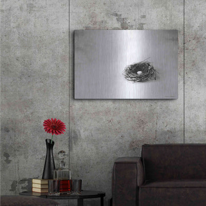 Luxe Metal Art 'Nestled V' by Debra Van Swearingen, Metal Wall Art,36x24