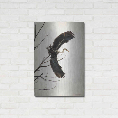 Luxe Metal Art 'Grace' by Debra Van Swearingen, Metal Wall Art,24x36