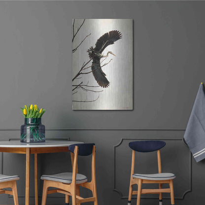 Luxe Metal Art 'Grace' by Debra Van Swearingen, Metal Wall Art,24x36