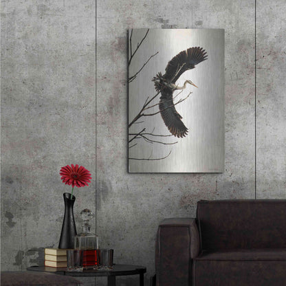 Luxe Metal Art 'Grace' by Debra Van Swearingen, Metal Wall Art,24x36