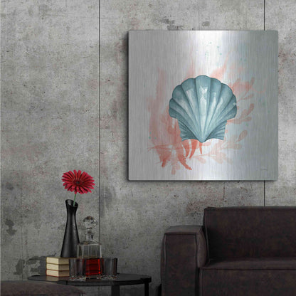 Luxe Metal Art 'Splash II' by Elyse DeNeige, Metal Wall Art,36x36