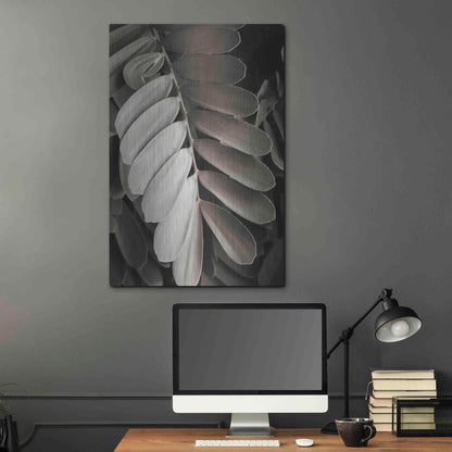 Luxe Metal Art 'Tropical Plant I' by Debra Van Swearingen, Metal Wall Art,24x36