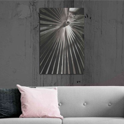 Luxe Metal Art 'Palm Frond 1' by Debra Van Swearingen, Metal Wall Art,24x36