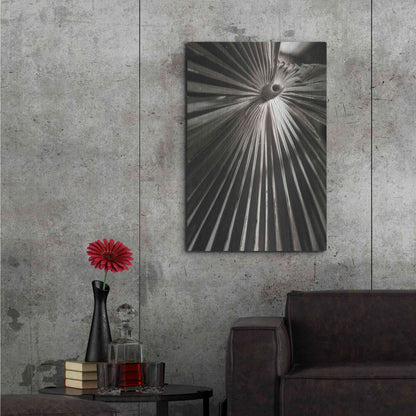 Luxe Metal Art 'Palm Frond 1' by Debra Van Swearingen, Metal Wall Art,24x36