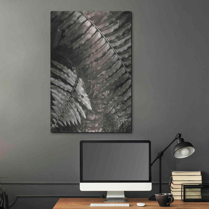 Luxe Metal Art 'Fern I' by Debra Van Swearingen, Metal Wall Art,24x36