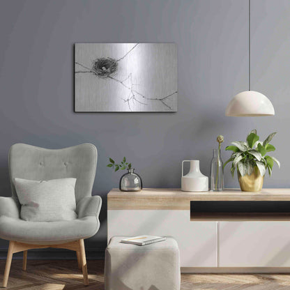 Luxe Metal Art 'Nest and Branch I' by Debra Van Swearingen, Metal Wall Art,24x16