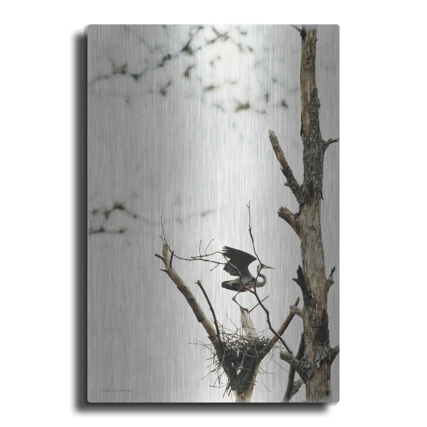 Luxe Metal Art 'Poised' by Debra Van Swearingen, Metal Wall Art