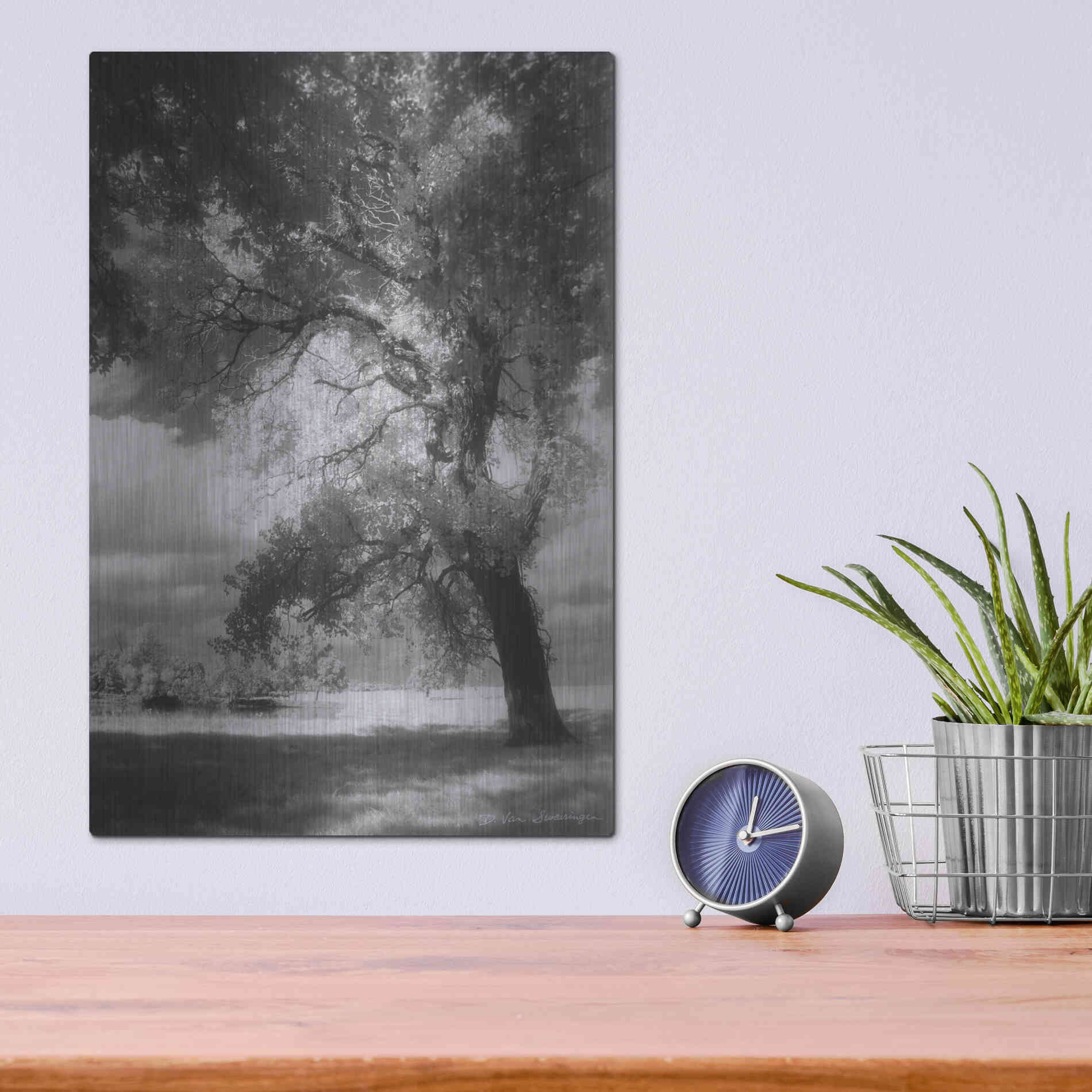 Luxe Metal Art 'Dreamscape' by Debra Van Swearingen, Metal Wall Art,12x16