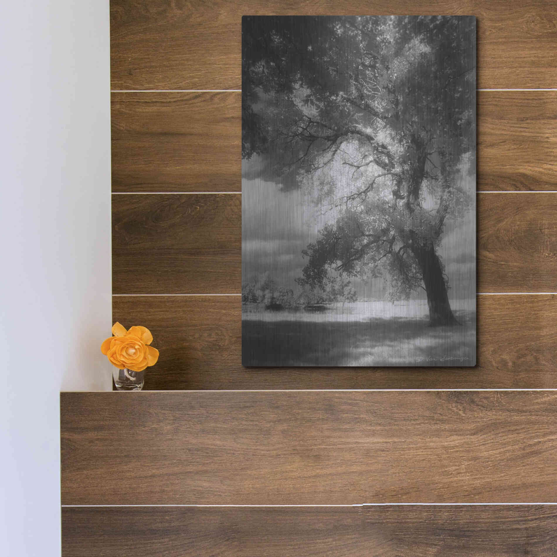 Luxe Metal Art 'Dreamscape' by Debra Van Swearingen, Metal Wall Art,12x16