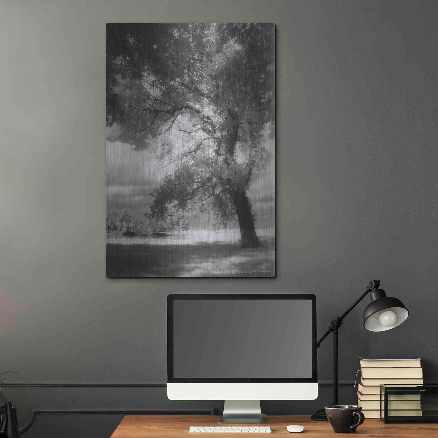 Luxe Metal Art 'Dreamscape' by Debra Van Swearingen, Metal Wall Art,24x36