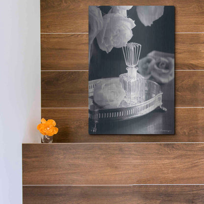 Luxe Metal Art 'Vintage Vanity I' by Debra Van Swearingen, Metal Wall Art,12x16