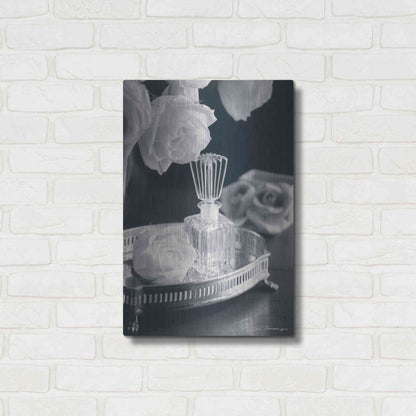 Luxe Metal Art 'Vintage Vanity I' by Debra Van Swearingen, Metal Wall Art,16x24