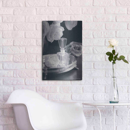 Luxe Metal Art 'Vintage Vanity I' by Debra Van Swearingen, Metal Wall Art,16x24