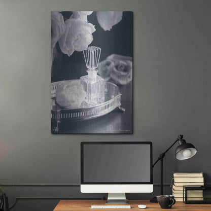 Luxe Metal Art 'Vintage Vanity I' by Debra Van Swearingen, Metal Wall Art,24x36