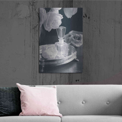 Luxe Metal Art 'Vintage Vanity I' by Debra Van Swearingen, Metal Wall Art,24x36