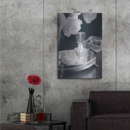 Luxe Metal Art 'Vintage Vanity I' by Debra Van Swearingen, Metal Wall Art,24x36