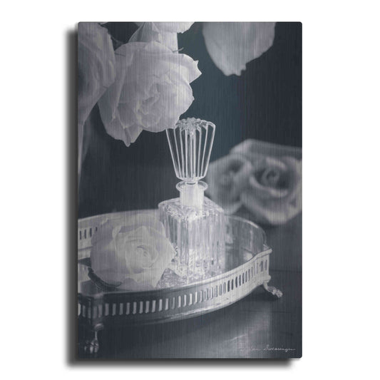 Luxe Metal Art 'Vintage Vanity I' by Debra Van Swearingen, Metal Wall Art