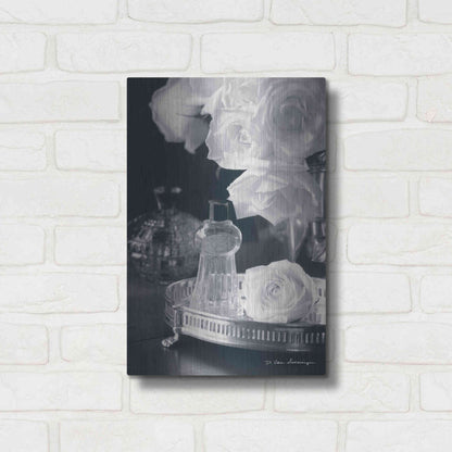 Luxe Metal Art 'Vintage Vanity II' by Debra Van Swearingen, Metal Wall Art,12x16