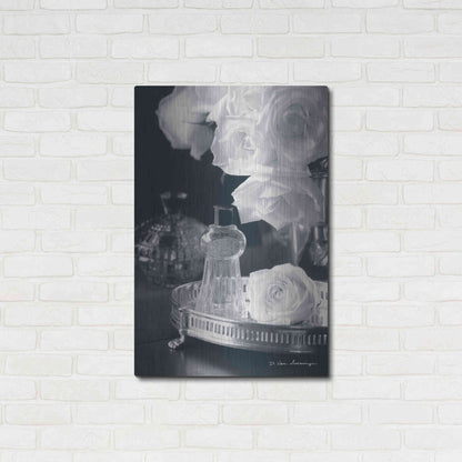 Luxe Metal Art 'Vintage Vanity II' by Debra Van Swearingen, Metal Wall Art,24x36