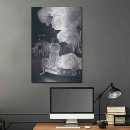 Luxe Metal Art 'Vintage Vanity II' by Debra Van Swearingen, Metal Wall Art,24x36