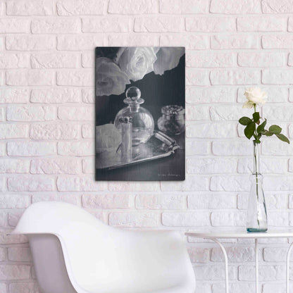 Luxe Metal Art 'Vintage Vanity III' by Debra Van Swearingen, Metal Wall Art,16x24