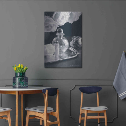 Luxe Metal Art 'Vintage Vanity III' by Debra Van Swearingen, Metal Wall Art,24x36