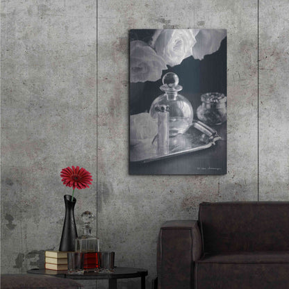 Luxe Metal Art 'Vintage Vanity III' by Debra Van Swearingen, Metal Wall Art,24x36