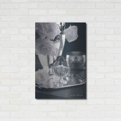 Luxe Metal Art 'Vintage Vanity IV' by Debra Van Swearingen, Metal Wall Art,24x36