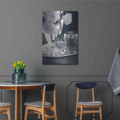 Luxe Metal Art 'Vintage Vanity IV' by Debra Van Swearingen, Metal Wall Art,24x36