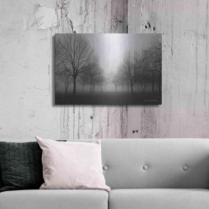 Luxe Metal Art 'Morning Mist' by Debra Van Swearingen, Metal Wall Art,36x24