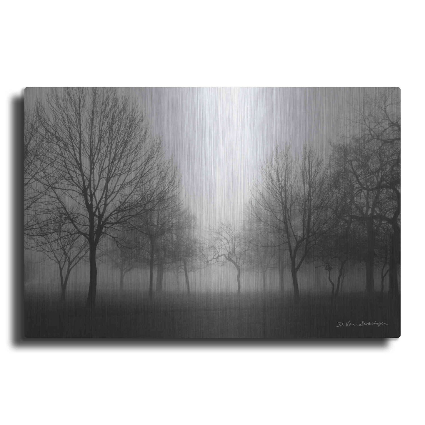 Luxe Metal Art 'Morning Mist' by Debra Van Swearingen, Metal Wall Art