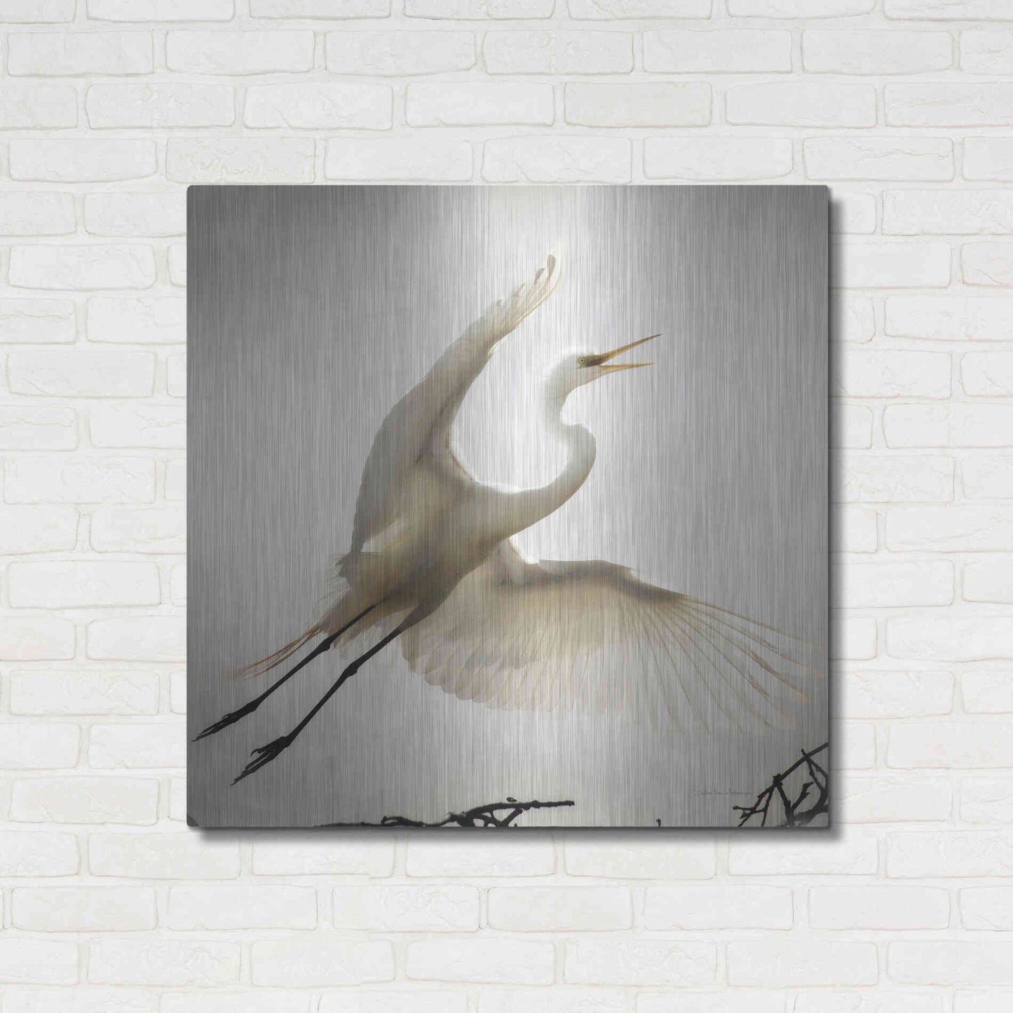 Luxe Metal Art 'Emergence' by Debra Van Swearingen, Metal Wall Art,36x36