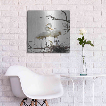 Luxe Metal Art 'Devotion' by Debra Van Swearingen, Metal Wall Art,24x24