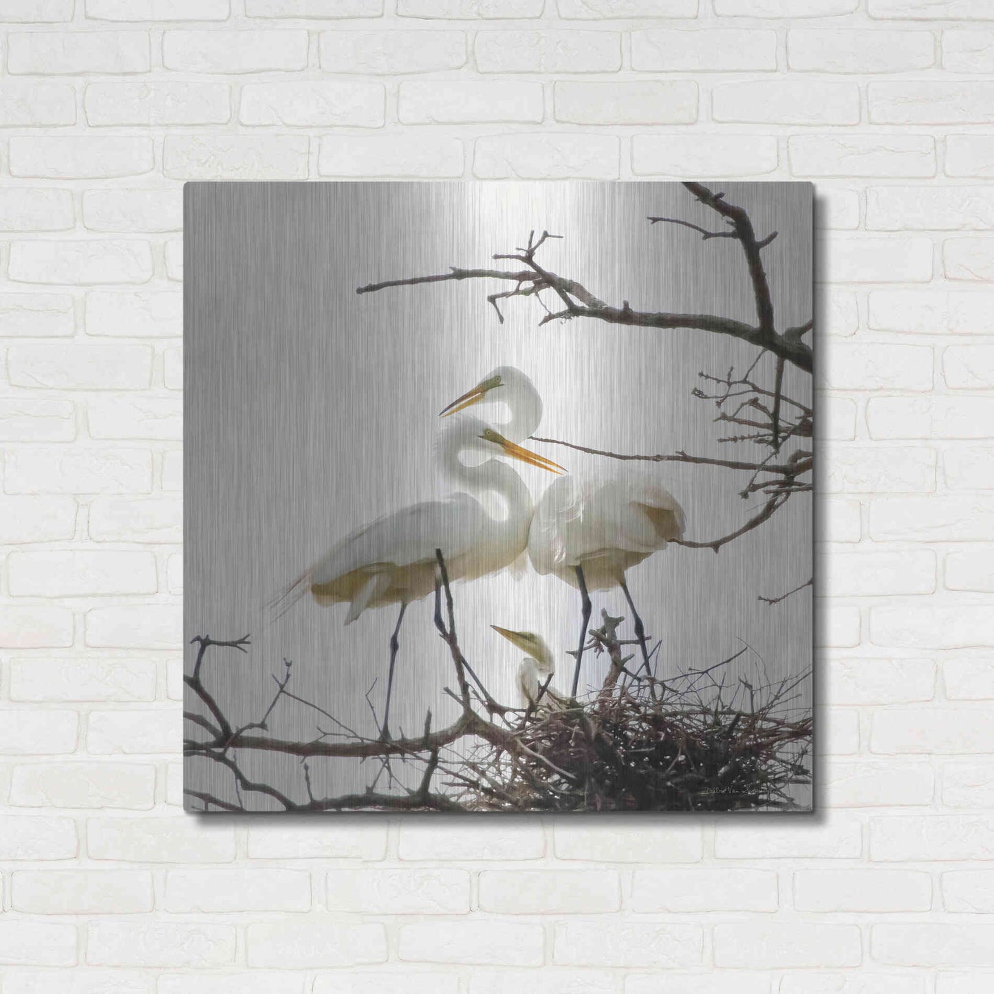 Luxe Metal Art 'Devotion' by Debra Van Swearingen, Metal Wall Art,36x36