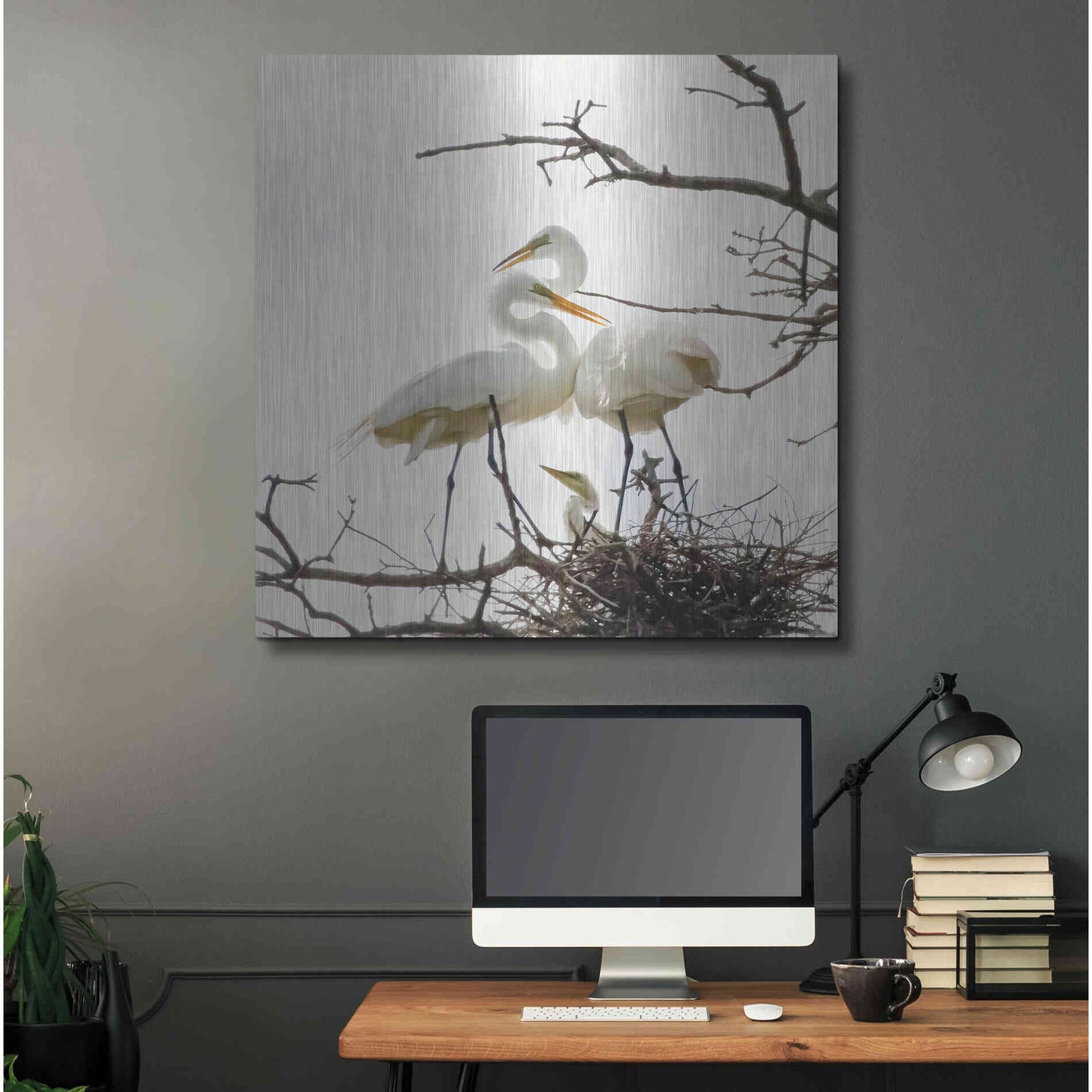 Luxe Metal Art 'Devotion' by Debra Van Swearingen, Metal Wall Art,36x36