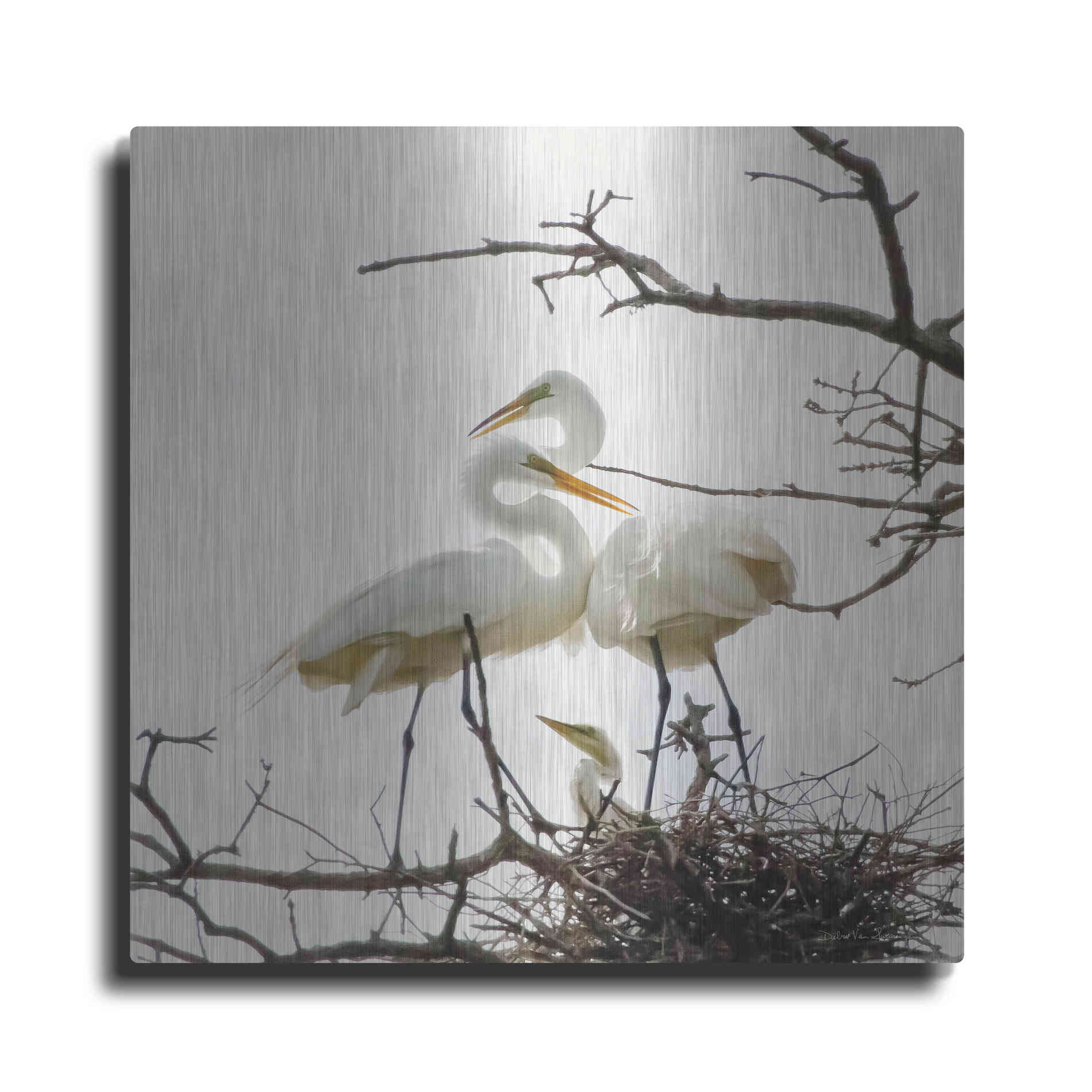 Luxe Metal Art 'Devotion' by Debra Van Swearingen, Metal Wall Art